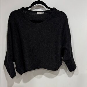 a'gaci Black Crop Sweater size S